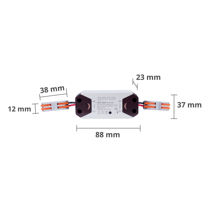 Corte de Corriente Omnia Inteligente WiFi/RF