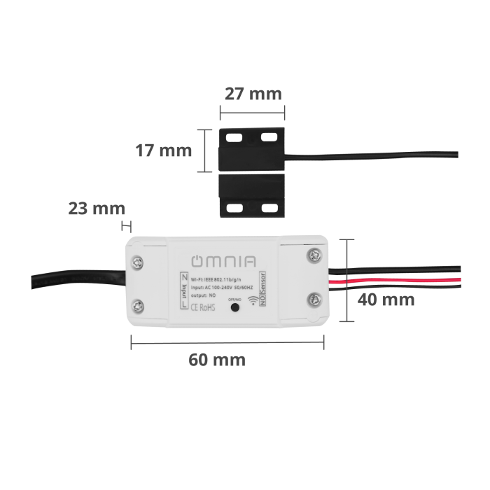 Controlador de puerta de garaje Omnia inteligente WiFi - Kit Completo