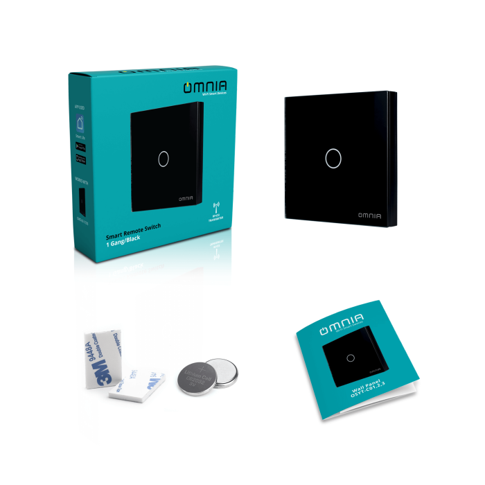 Apagador (Auxiliar) Omnia Inalámbrico RF - 1 Vía