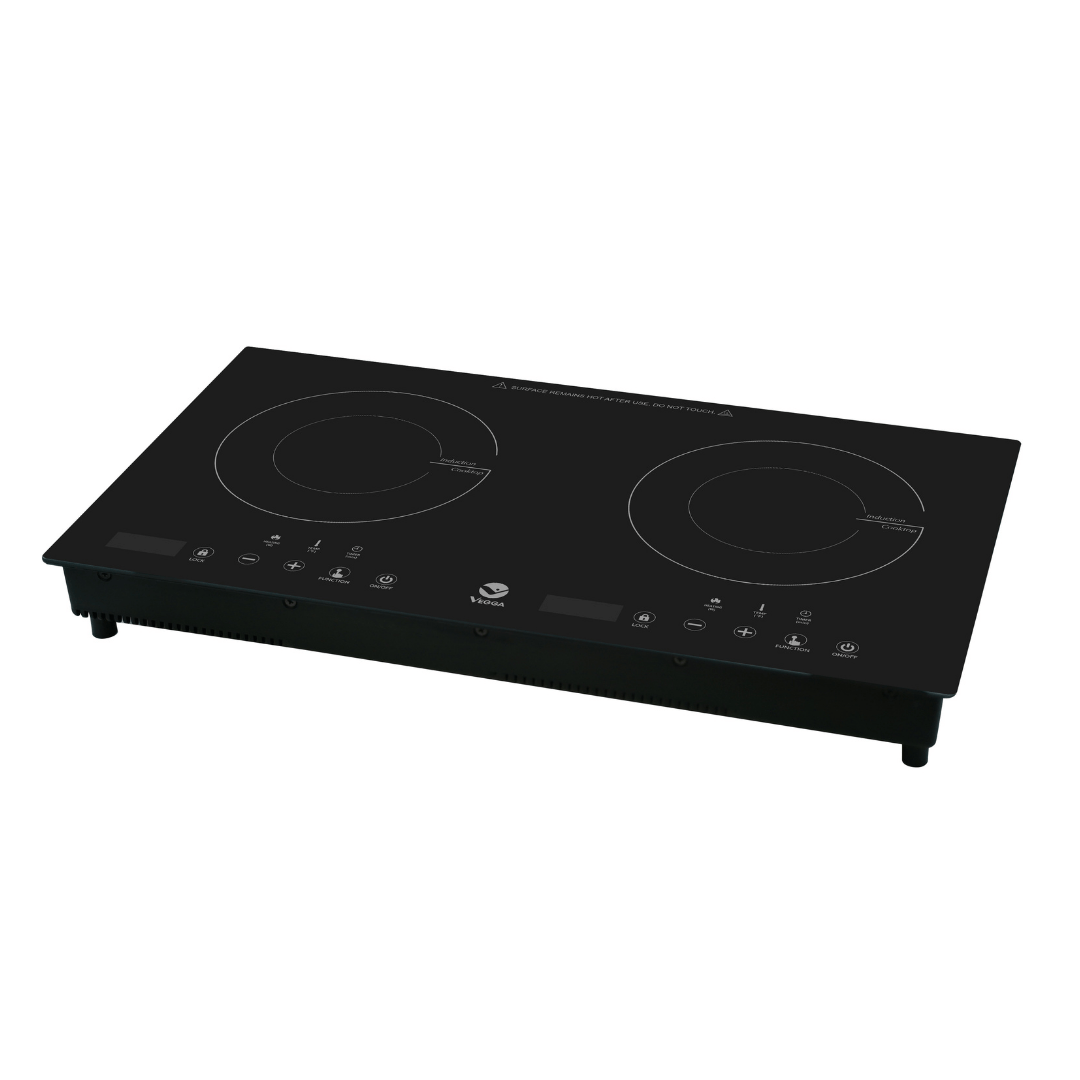 Plantilla de inducción empotrable 2 discos Vegga
