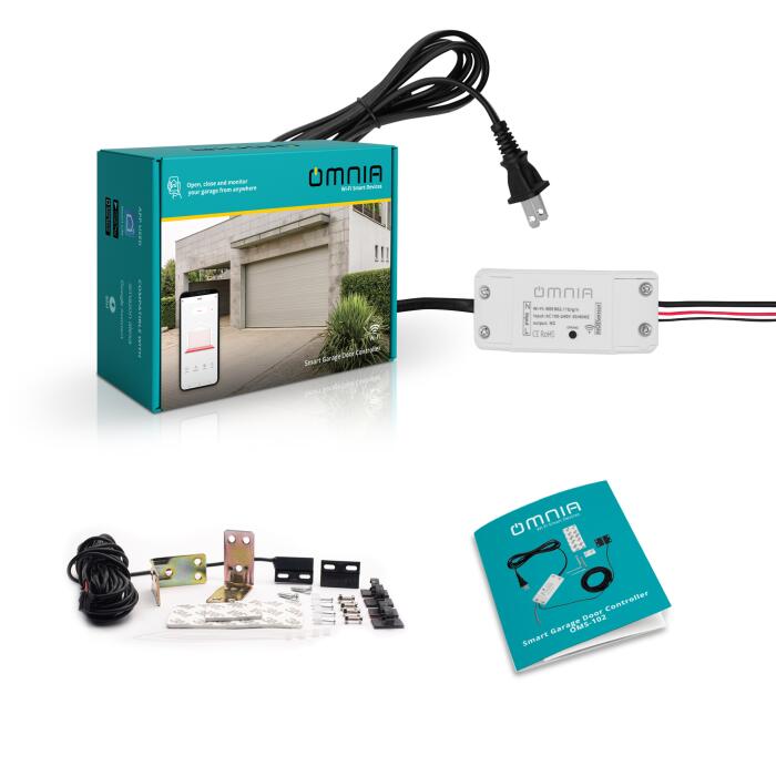Controlador de puerta de garaje Omnia inteligente WiFi - Kit Completo