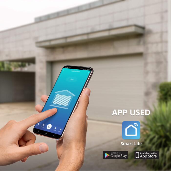 Controlador de puerta de garaje Omnia inteligente WiFi - Sin Accesorios