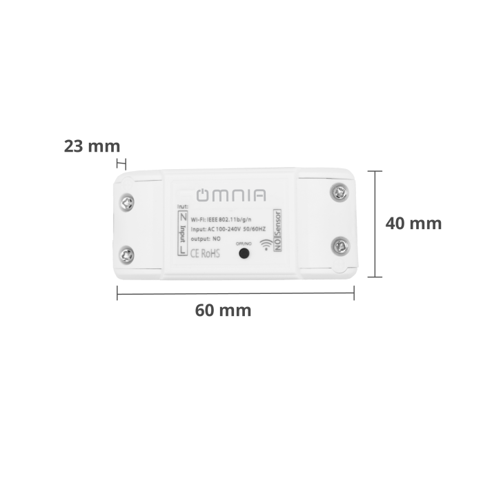 Controlador de puerta de garaje Omnia inteligente WiFi - Sin Accesorios