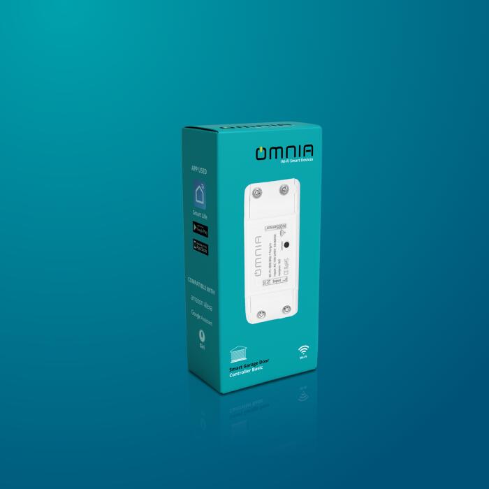 Controlador de puerta de garaje Omnia inteligente WiFi - Sin Accesorios