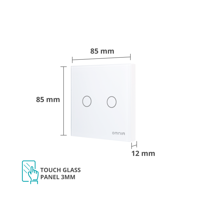 Apagador (Auxiliar) Omnia Inalámbrico RF - 2 Vías