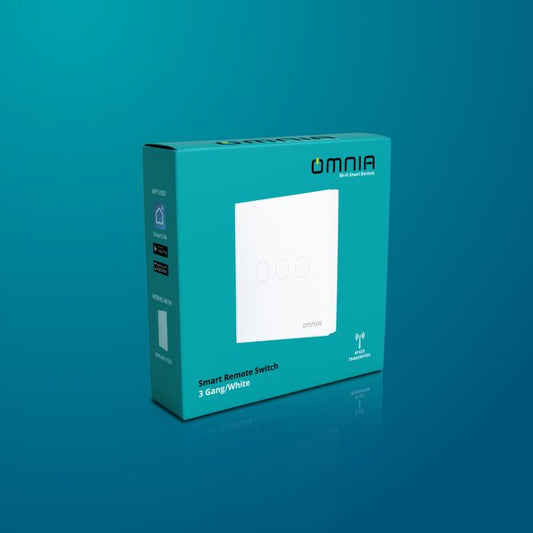 Apagador Auxiliar Omnia Inalámbrico RF - 3 Vías