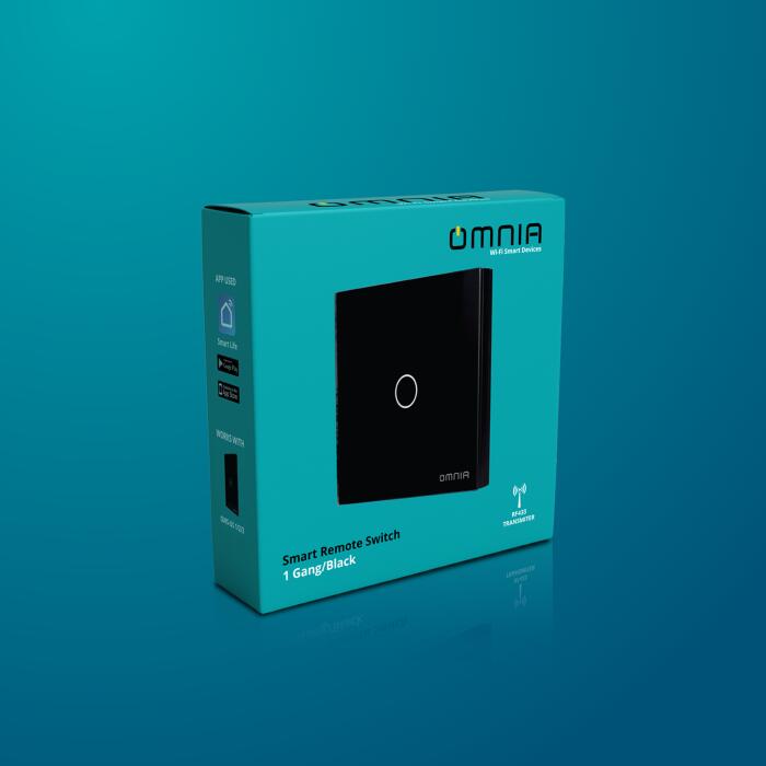 Apagador (Auxiliar) Omnia Inalámbrico RF - 1 Vía