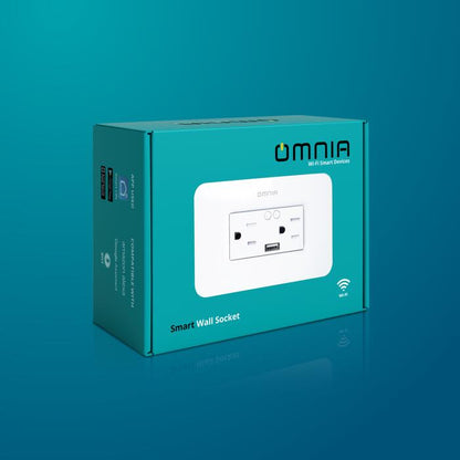 Tomacorriente Omnia Inteligente WiFi con USB.