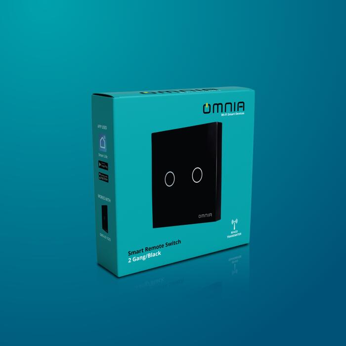 Apagador (Auxiliar) Omnia Inalámbrico RF - 2 Vías