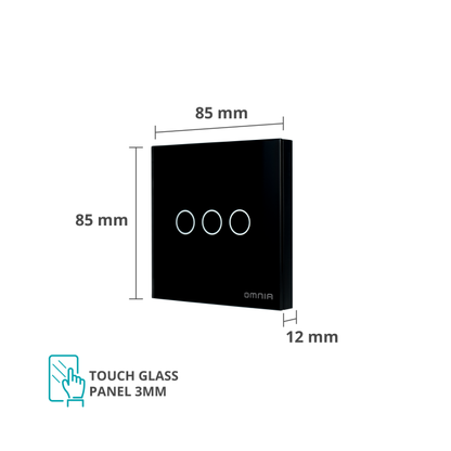 Apagador Auxiliar Omnia Inalámbrico RF - 3 Vías