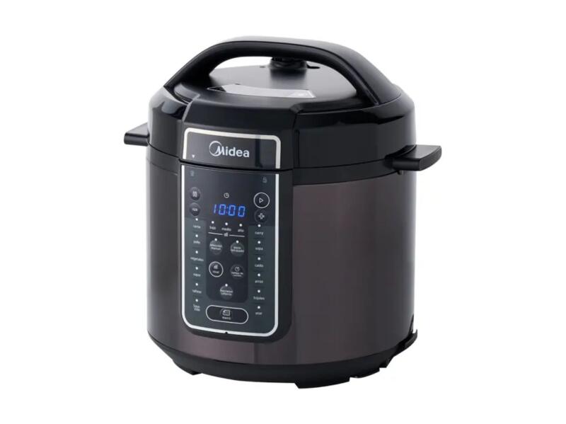 Olla De Presion Midea 6 qts Negro MPC6B2EBSS-CA