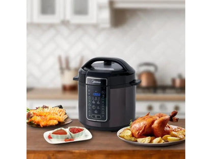 Olla De Presion Midea 6 qts Negro MPC6B2EBSS-CA