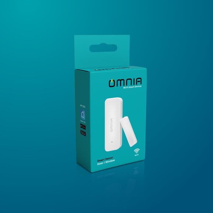 Sensor de Puerta/Ventana Omnia Inteligente WiFi