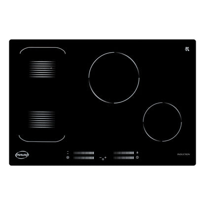 Plantilla de inducción Navar empotrable 4 discos y Flex - 77cm