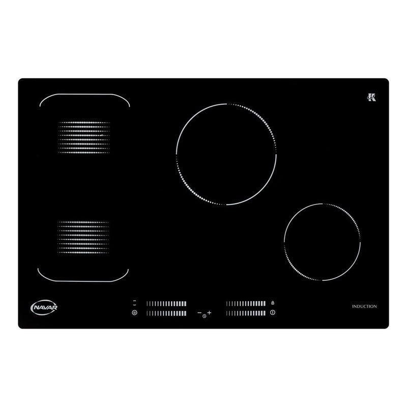 Plantilla de inducción Navar empotrable 4 discos y Flex - 77cm