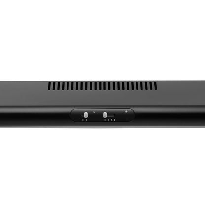 Midea Extractor Campana de pared de 24" Negro MJUD24S3GB