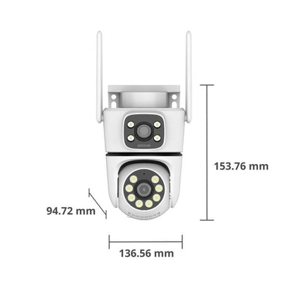 Camara PTZ (Interior/Exterior) 2K DUAL LENS SMART OMNIA WiFi