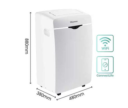 HISENSE AC PORTÁTIL | 12000 BTU | AP-12CW1RNXS20