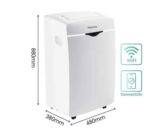 HISENSE AC PORTÁTIL | 12000 BTU | AP-12CW1RNXS20