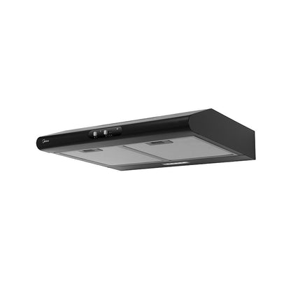 Midea Extractor Campana de pared de 24" Negro MJUD24S3GB