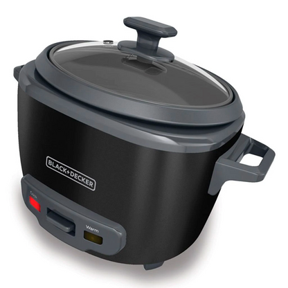 Black + Decker olla arrocera 14 tz cocidas negra RC514B