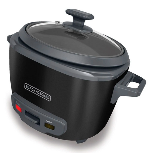 Black + Decker olla arrocera 14 tz cocidas negra RC514B