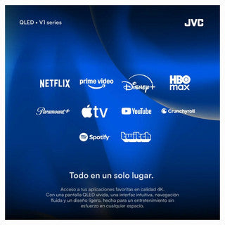 JVC televisor 43" Qled Google TV 2K - LT-43KM4584
