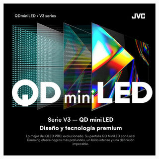 JVC televisor 55" Qled -UHD 4K Google TV - LT-55KM958