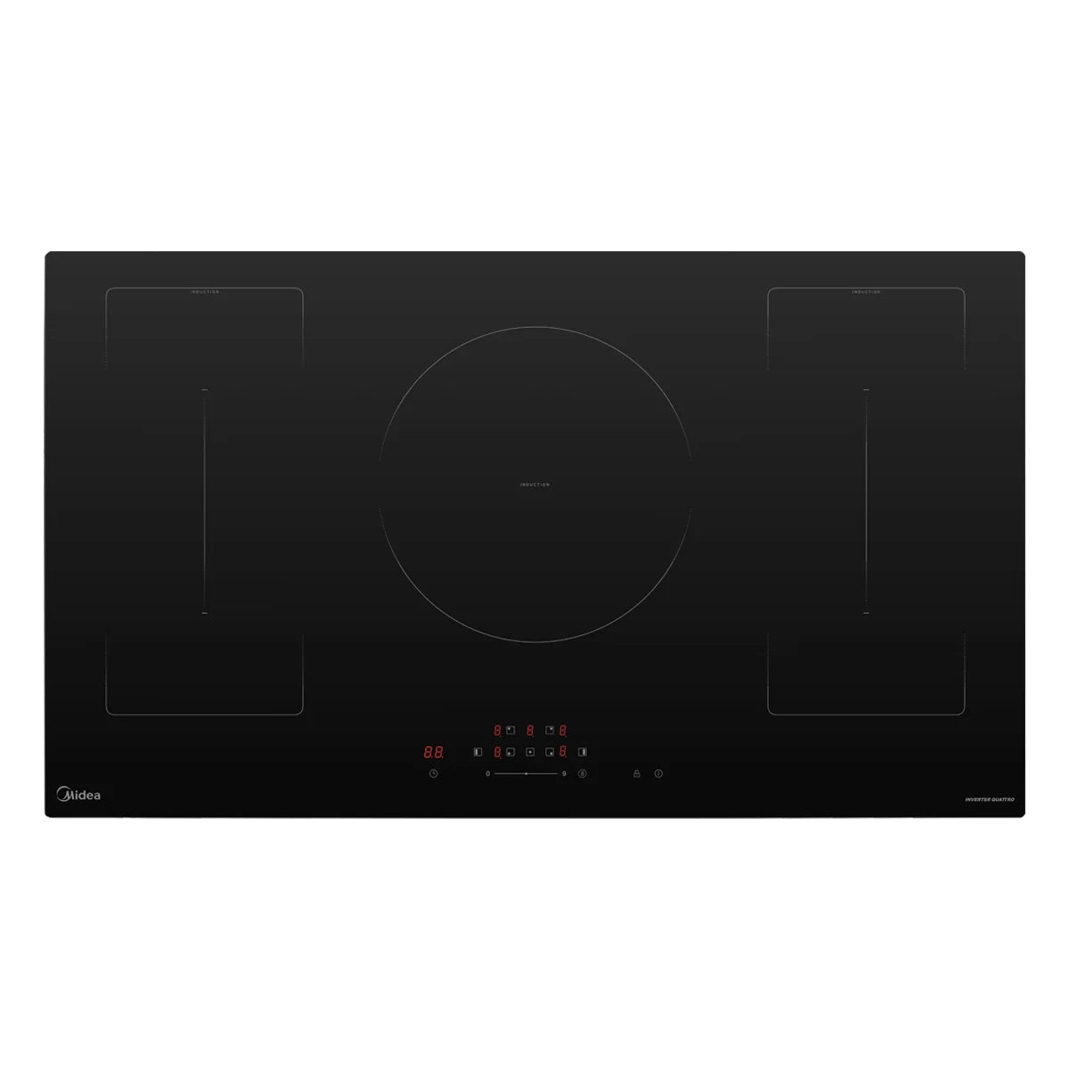 Plantilla de inducción Midea Empotrable 5 discos y Flex - 90cm