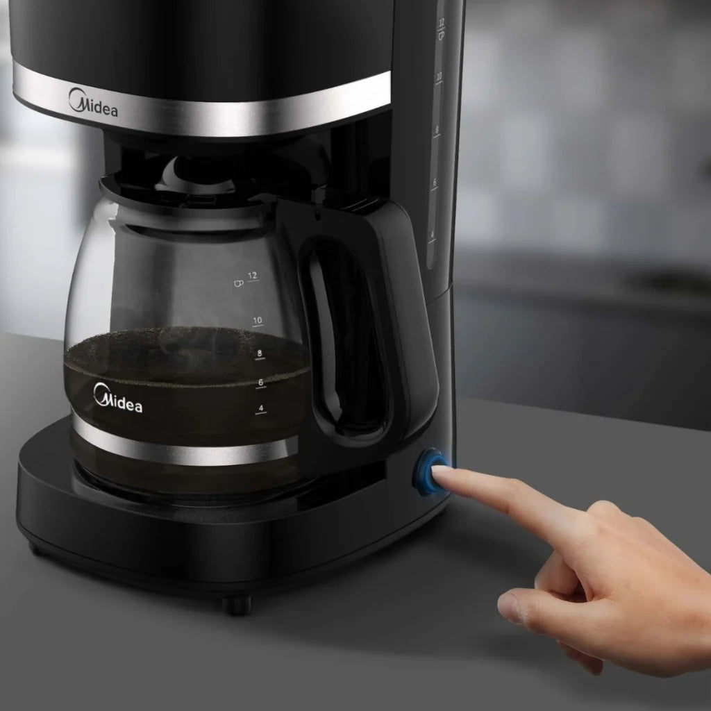 Coffee Maker Midea 12 Tazas, MCD12MWCK