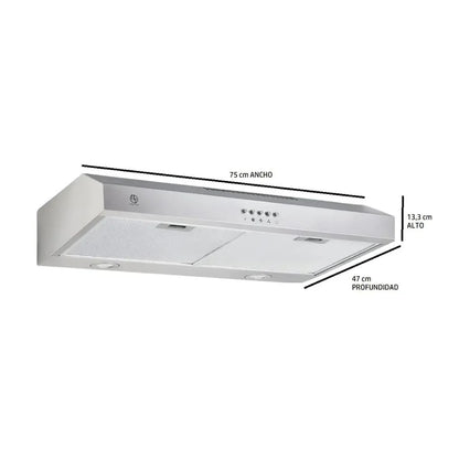 Extractor de Grasa Pared 30" Home & Trade Jd7402s