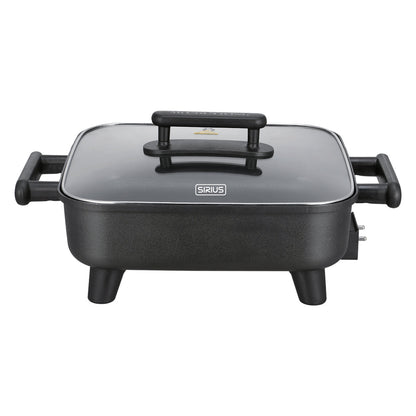 Sartén Eléctrico Sirius Teflón Tapa Vidrio – 12"