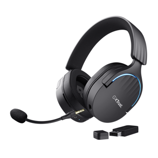Trust audifonos inalambricos gamer color negro - 24901