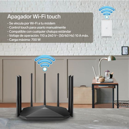 Apagador Wi-Fi touch Steren