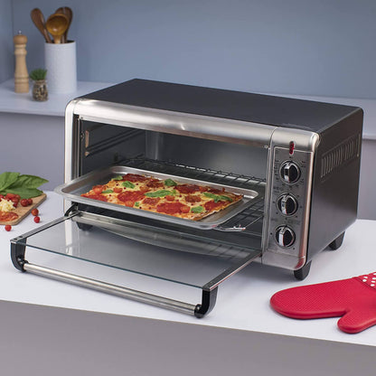 Horno de Convección 8 Rebanadas,BLACK & DECKER TO3260XSBD