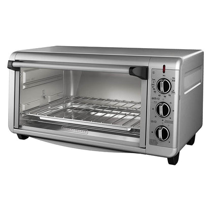 Horno de Convección 8 Rebanadas,BLACK & DECKER TO3260XSBD