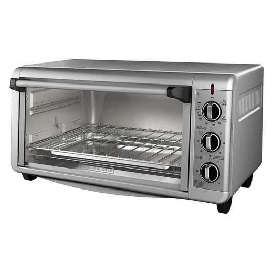 Horno de Convección 8 Rebanadas,BLACK & DECKER TO3260XSBD