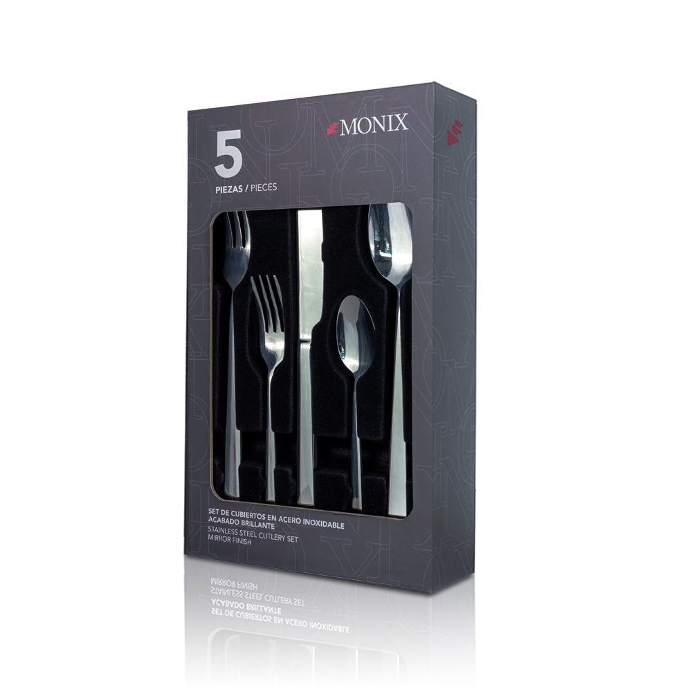 Set de Cubiertos Monix Acero Inoxidable- 5 pzs