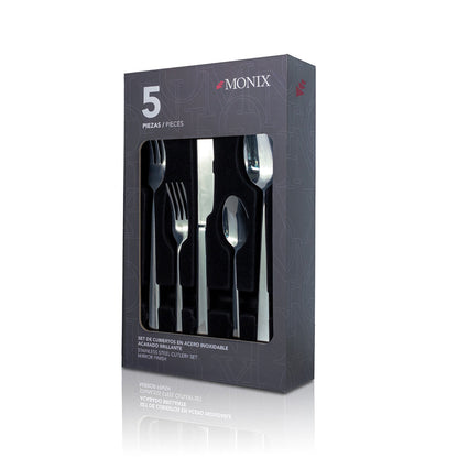 Set de Cubiertos Monix Acero Inoxidable- 5 pzs