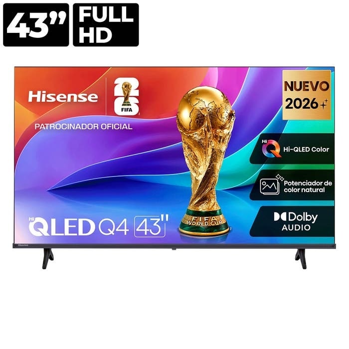 Hisense Pantalla QLED 43" SMART FHD 200134
