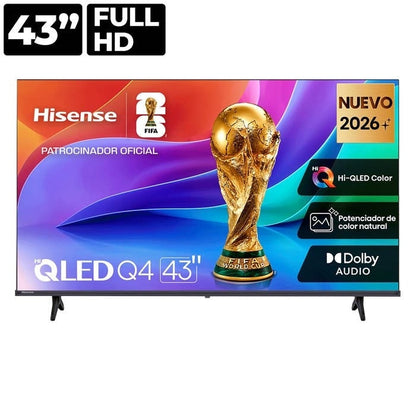 Hisense Pantalla QLED 43" SMART FHD 200134